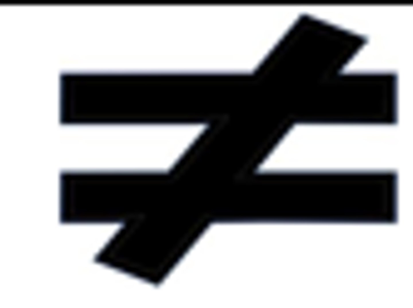 <p>inequality</p>