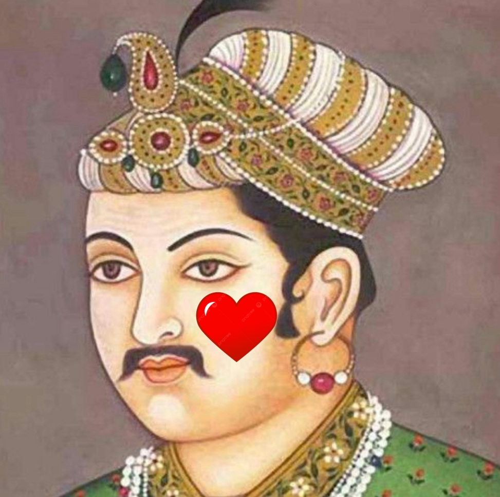 <p>Akbar the Great was muslim, but was tolerant of other religions!</p><p>even removed jizya (special tax for all non-Muslims)</p><p>created “divine faith” by combining beliefs of 7 religions (wow! a man of culture)</p>