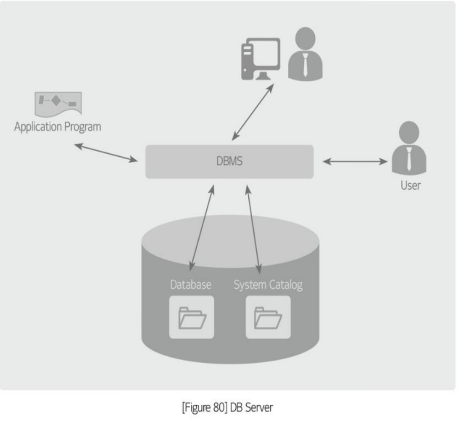 <p>DB server (Database management system, DBMS):</p>