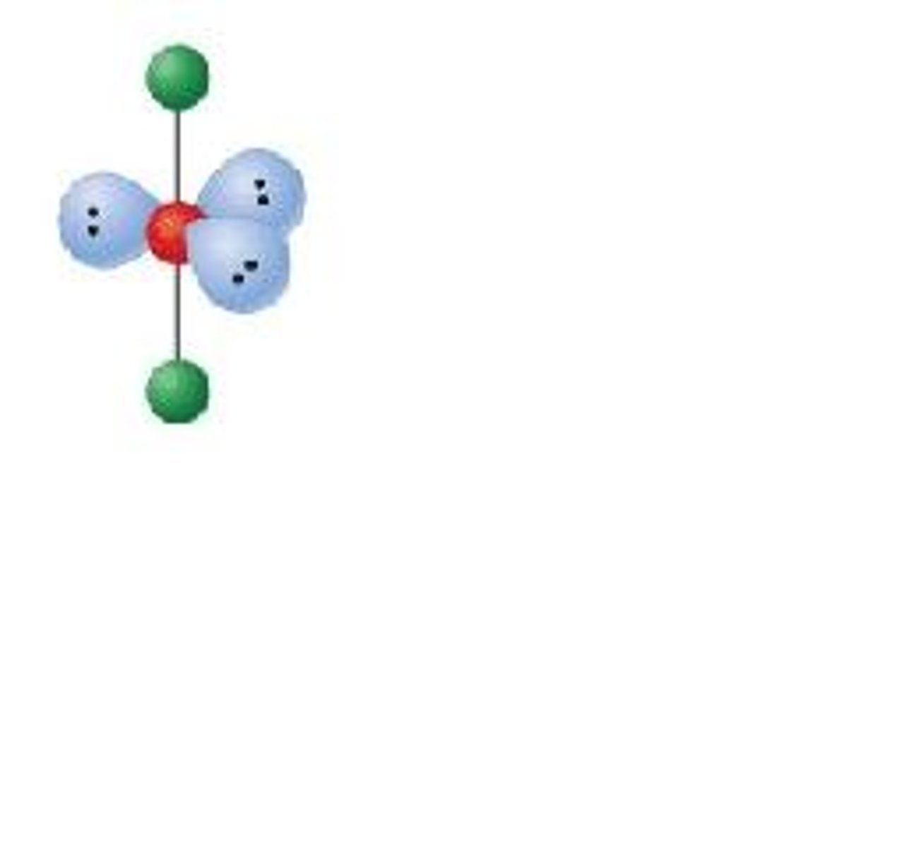 <p>Linear geometry, trigonal bipyramidal electron pair configuration.</p>
