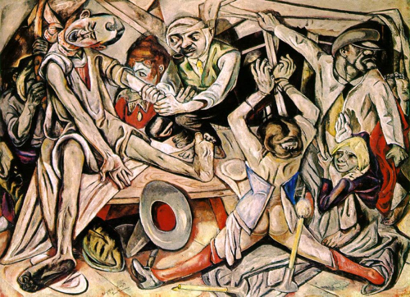 <p>Max Beckmann, 1918-1919, oil o/canvas</p>