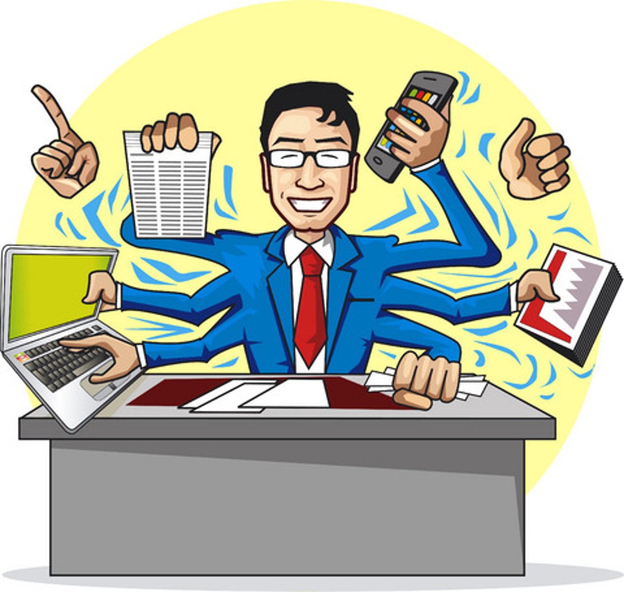 <p>(v): làm nhiều việc cùng một lúc</p>