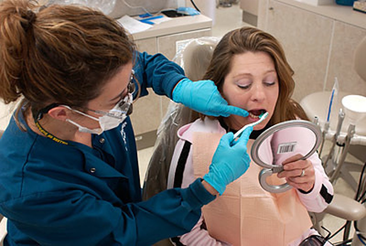 <p>provide oral hygiene care and dental health education to the client.</p><p>Need good communication skills, dental knowledge and clinical skills.</p><p>May access and chart oral conditions, review the client's health history, expose/process dental radiographs, instruct clients in hygiene techniques, provide nutritional dental counseling, remove calculus and plaque and apply preventive materials (fluoride, sealants)</p>