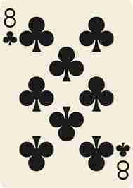 <p>8 of clubs</p>