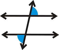 <p>Angles on opposite sides of a transversal and outside parallel lines</p>