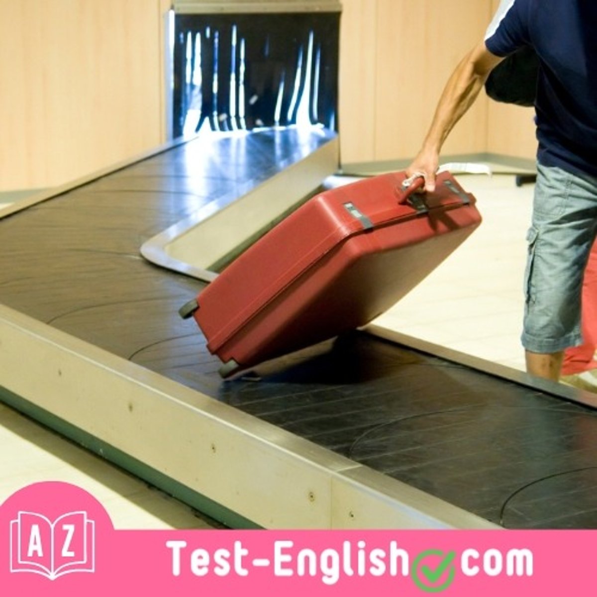 <p>After landing, passengers wait for their suitcases at the _____ area. (2 words)</p>