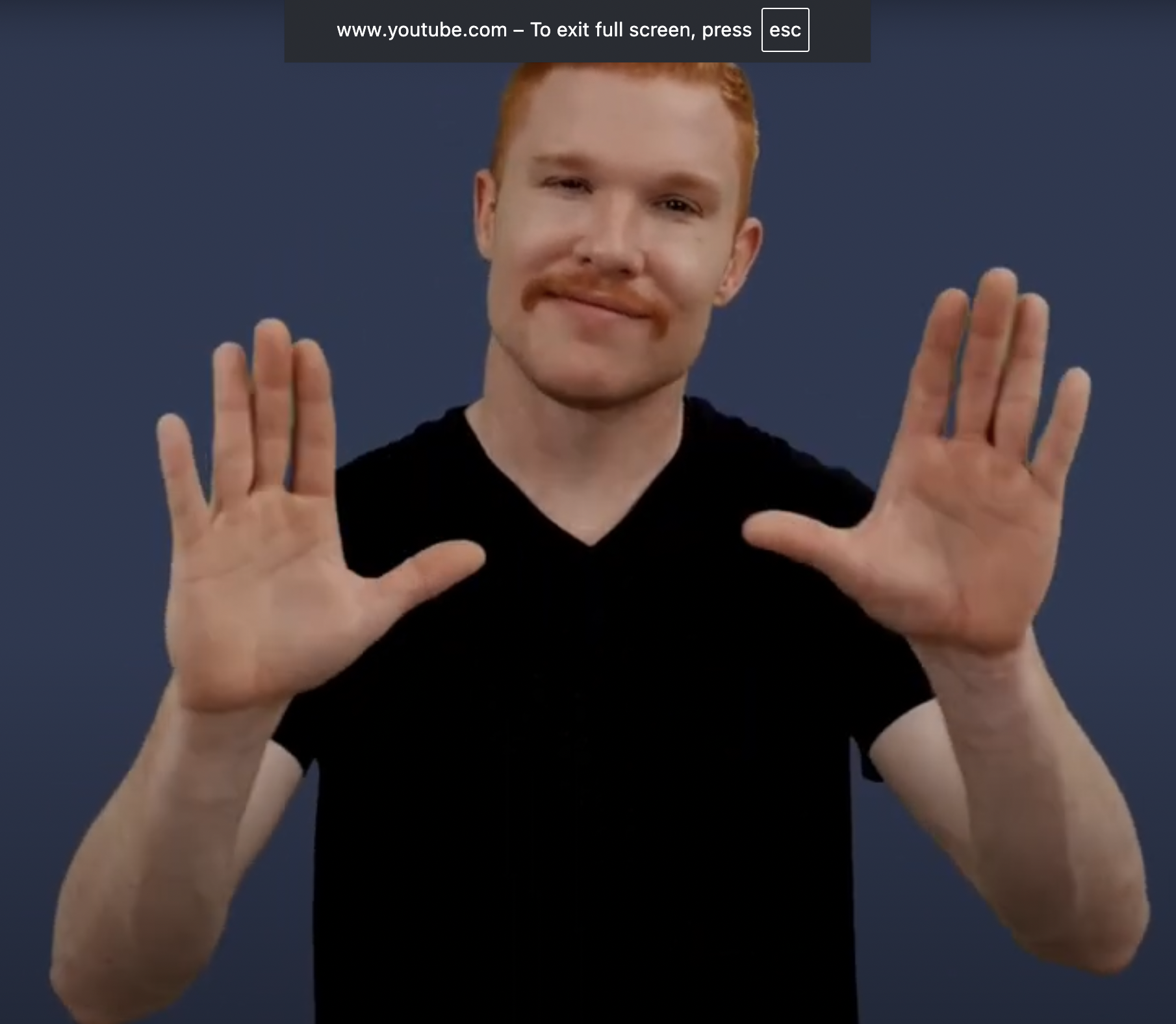 <p>“feel” (middle finger flick hand) and then this pushing out</p>