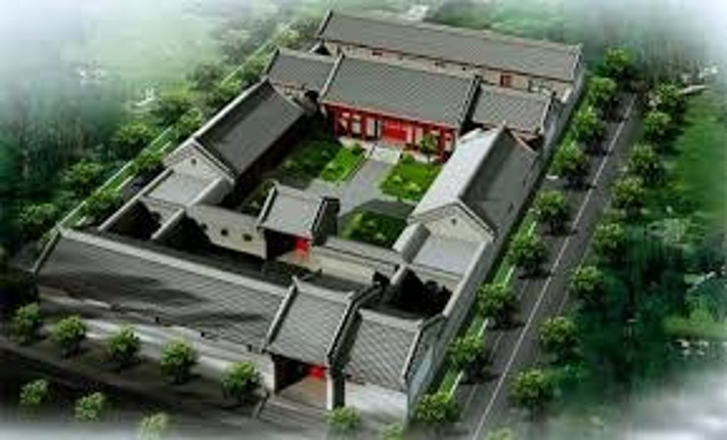 <p><strong>sìhéyuàn</strong></p><p>Tứ hợp viện</p>