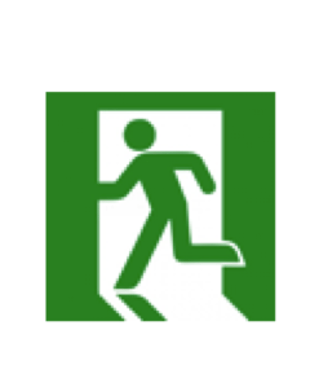 <p>to leave</p>