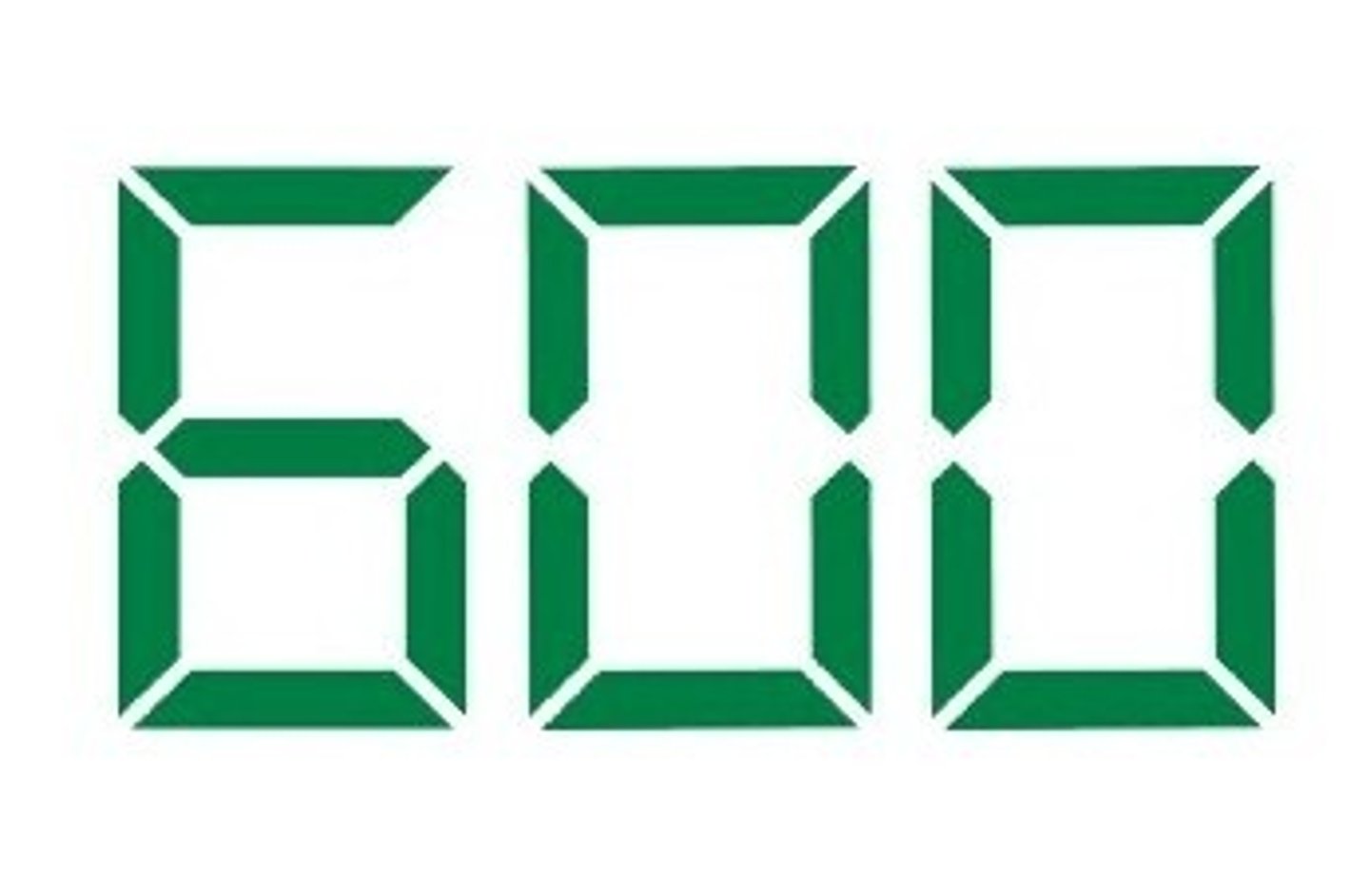 <p>six hundred</p>