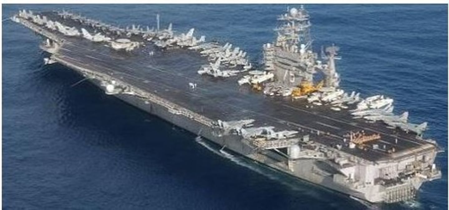 <p>aircraft carrier(center of a strike group)</p>