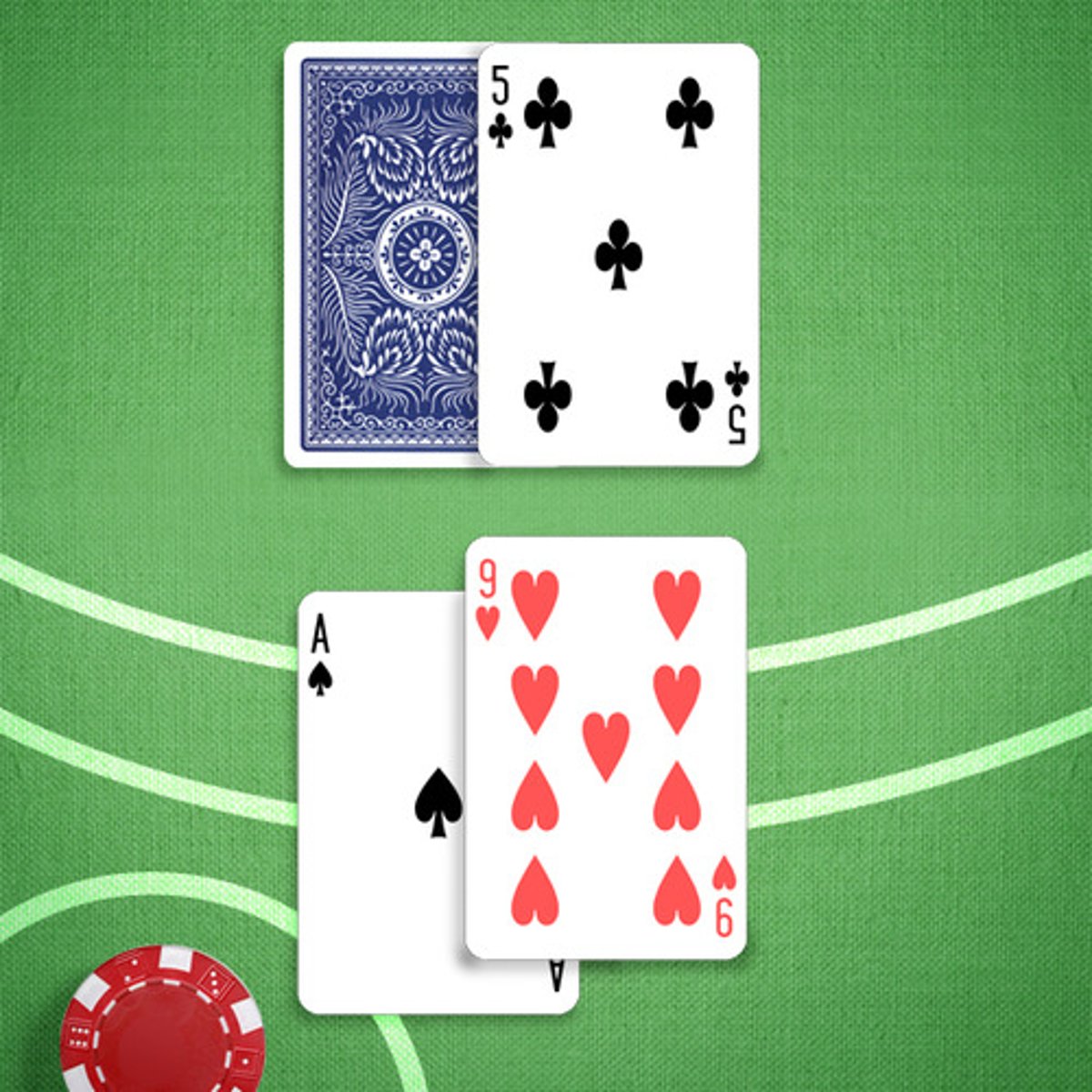 <p>You: 20</p><p>Dealer's Upcard: 5</p>