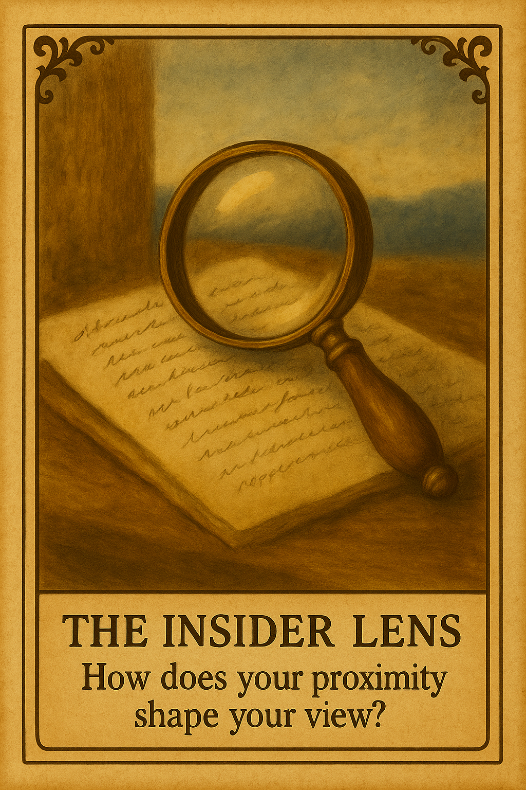 <p>How does your proximity shape your view?</p>