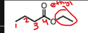 <p>ethyl butanoate</p>