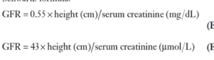 <p>Schwartz Formula</p>