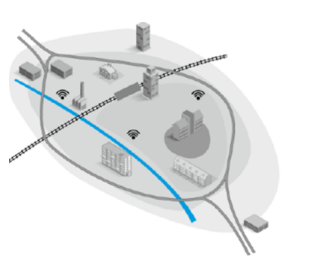 <p>De ruimtelijke spreiding van werklocaties in de stad verandert in de loop der tijd onder invloed van allerlei ontwikkelingen. Bijgevoegde infographic laat een vereenvoudigde weergave zien van de verdeling en ontwikkeling van werklocaties in de stad op een bepaald moment in de tijd, onder andere onder invloed van het steeds meer loslaten van het planningsprincipe van ‘functiescheiding’. Bij welk jaartal hoort bijgevoegde infographic?</p>