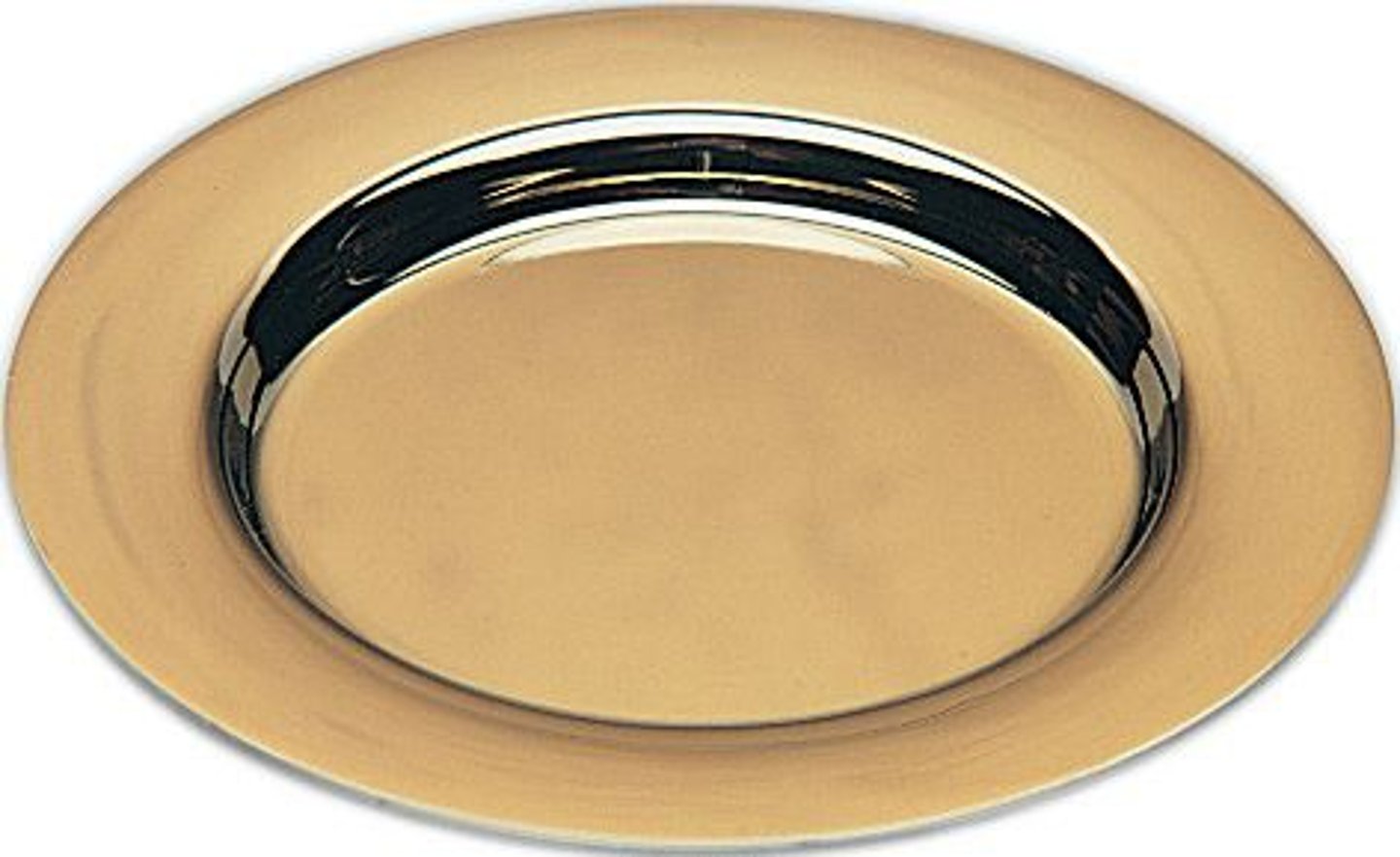 <p>A flat, shallow dish used in Christian liturgy to hold the Eucharistic bread.</p>