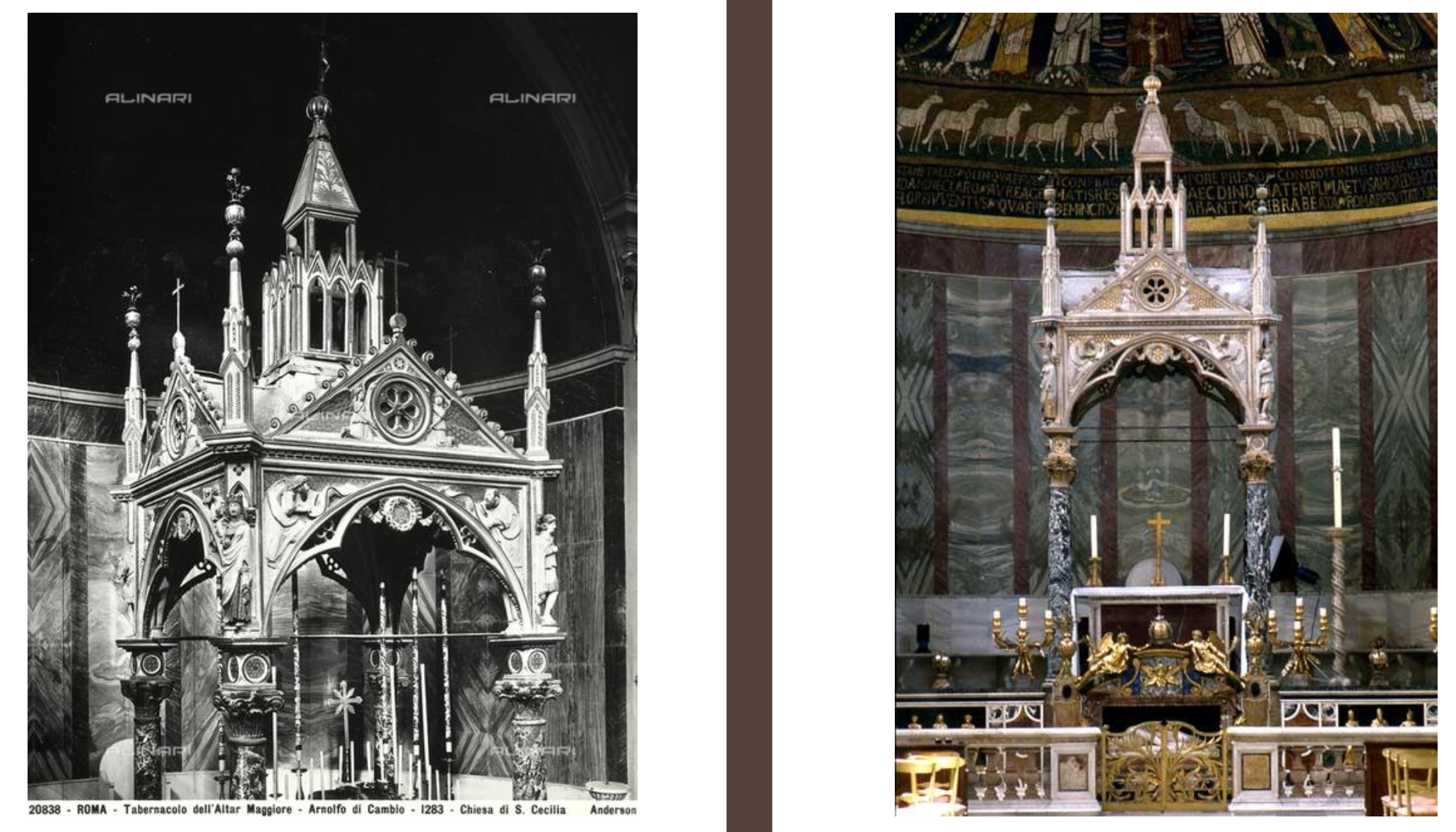<p>Ciborium of Santa Cecilia in Trastevere - Rome, 1293</p>