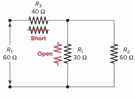 <p>If R3 is short</p>