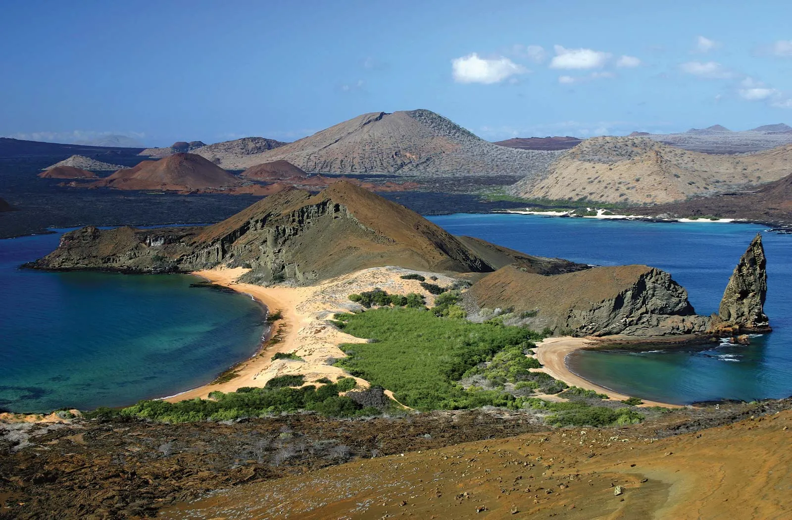 <p>Chain of islands near South America with many unique animals</p>