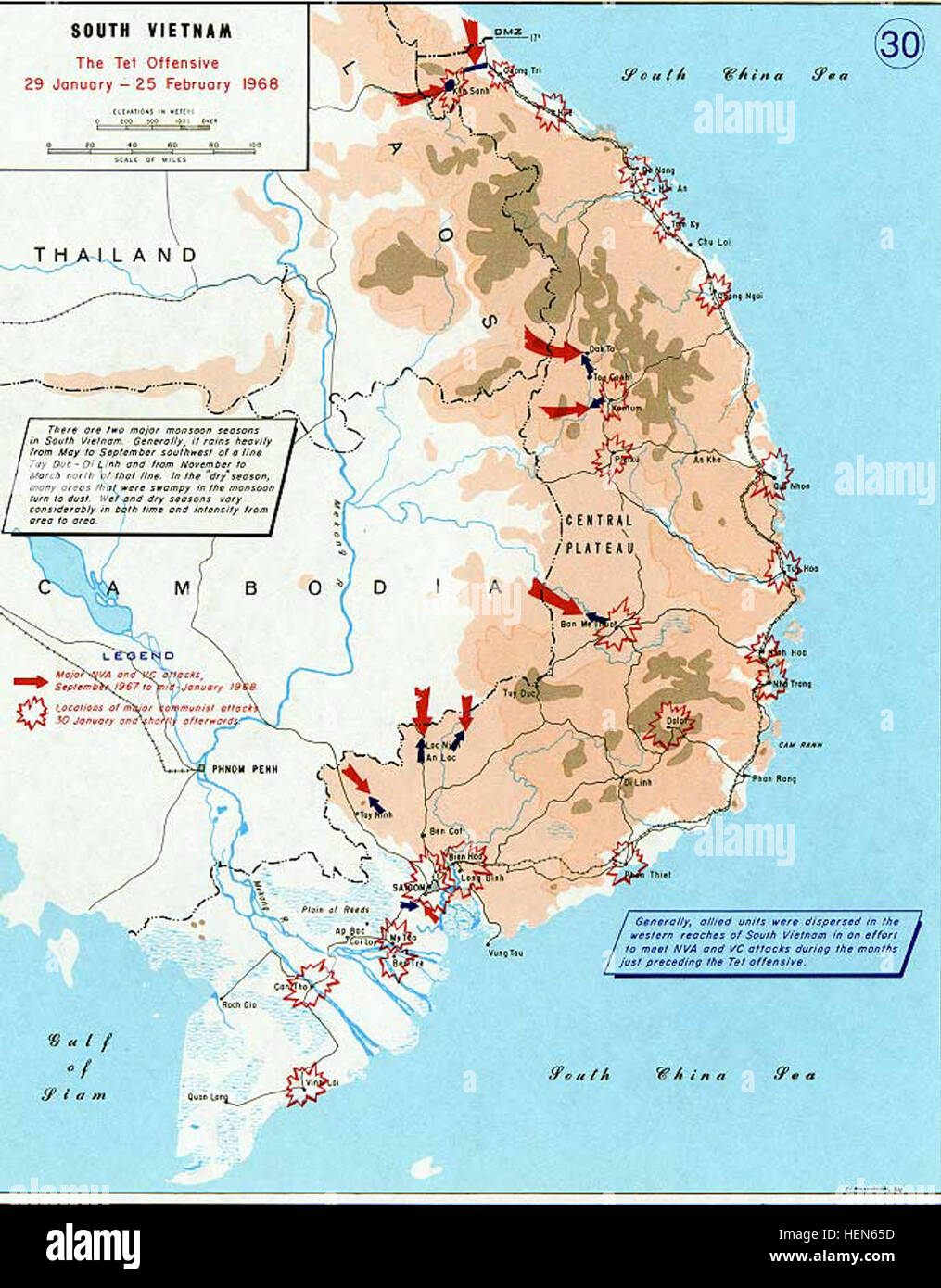 <p>– 1968 surprise attacks by the Vietcong and North Vietnamese; major turning point that weakened U.S. public support for the war.</p>
