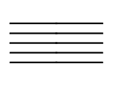 <p>Five lines and four spaces upon which music is written.</p>