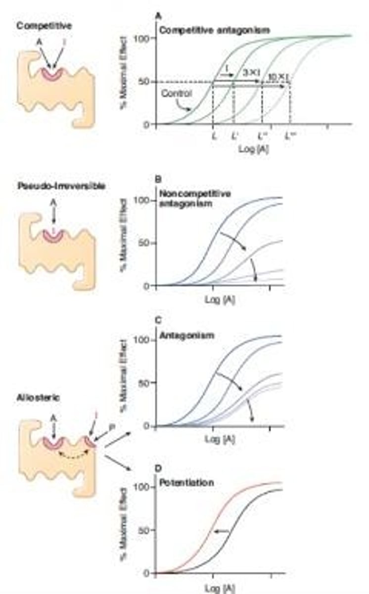 <p>Binding that produces opposite effects.</p>