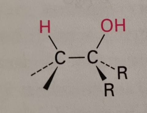 <p>Dehydrering af alkohol</p>