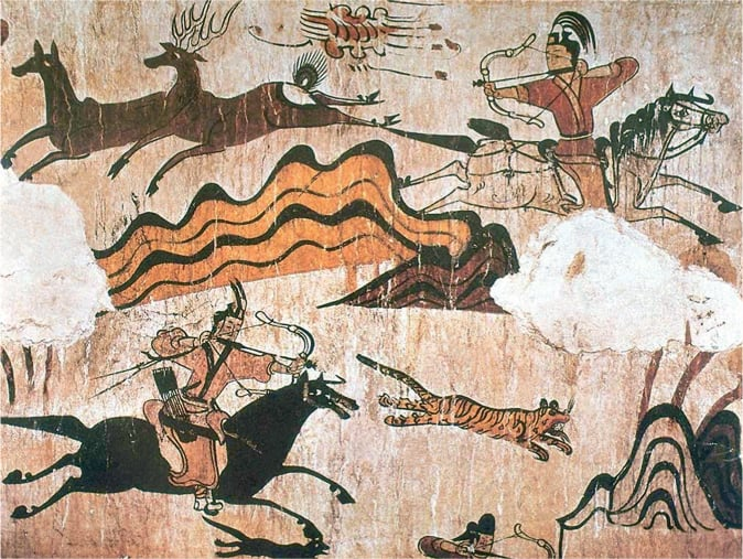 <p>Hunting Scene</p>
