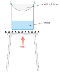 <ol><li><p>Heat the solution in an evaporating dish on a water bath.</p></li><li><p>Stop heating at the point of crystallization (when small crystals appear)</p></li><li><p>Leave the rest of the water to evaporate at room temp - a crystallization dish can be used (flat bottom) to give a large surface area for evaporation.</p></li></ol>
