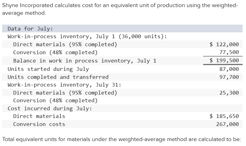 <p>Multiple Choice</p><ul><li><p>121,735 equivalent units.</p></li><li><p>109,844 equivalent units.</p></li><li><p>87,000 equivalent units.</p></li><li><p>97,700 equivalent units.</p></li><li><p>92,564 equivalent units.</p></li></ul><p></p>
