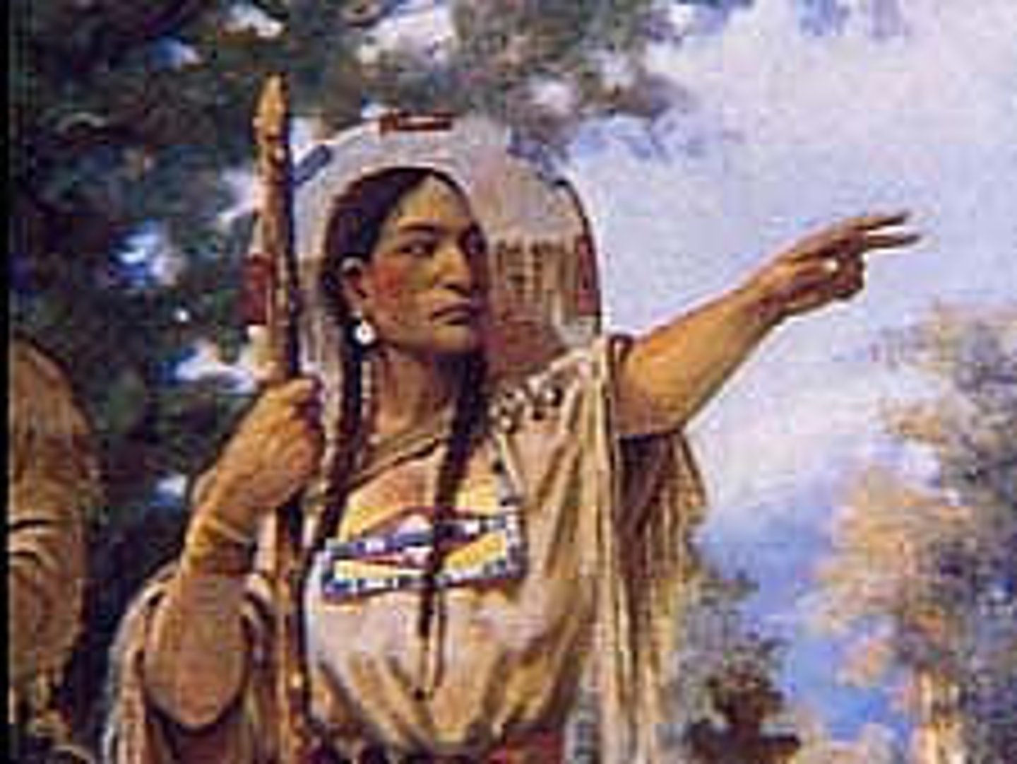 <p>Shoshone Indian woman that helped Lewis and Clark on their expedition.</p>