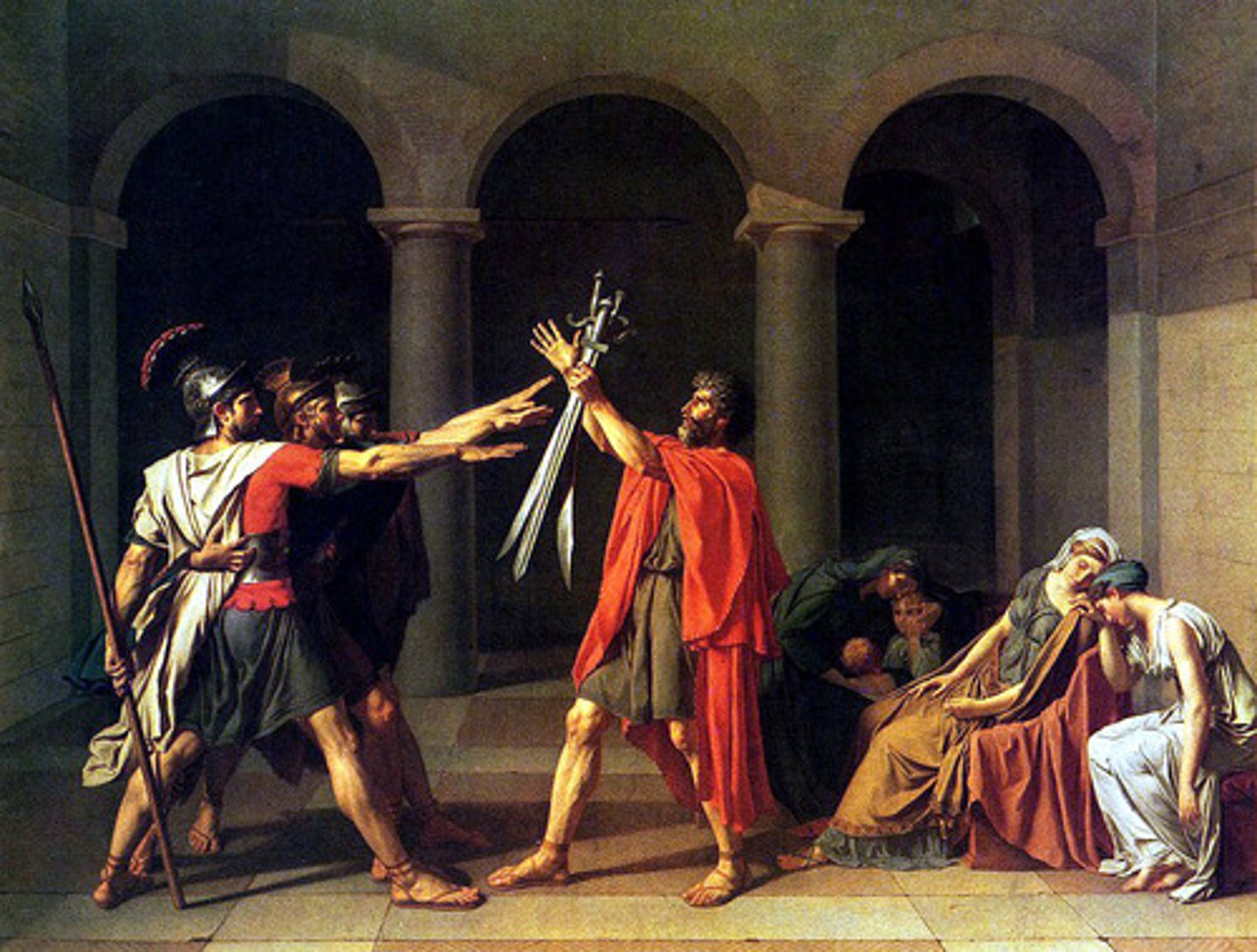 <p>The Oath of the Horatii</p>