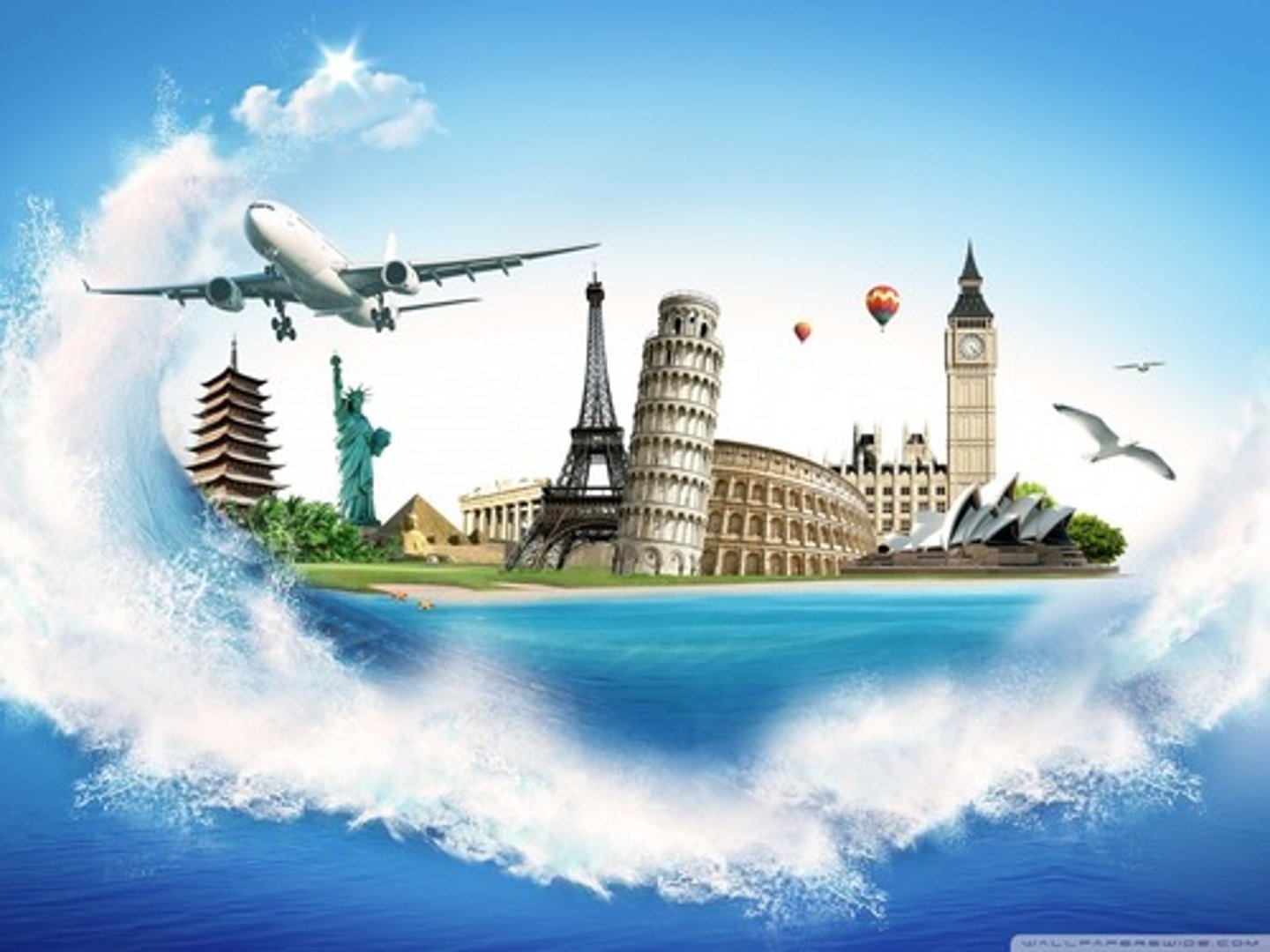 <p>to travel</p>