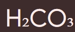 <p>H2CO3, weak acid</p>