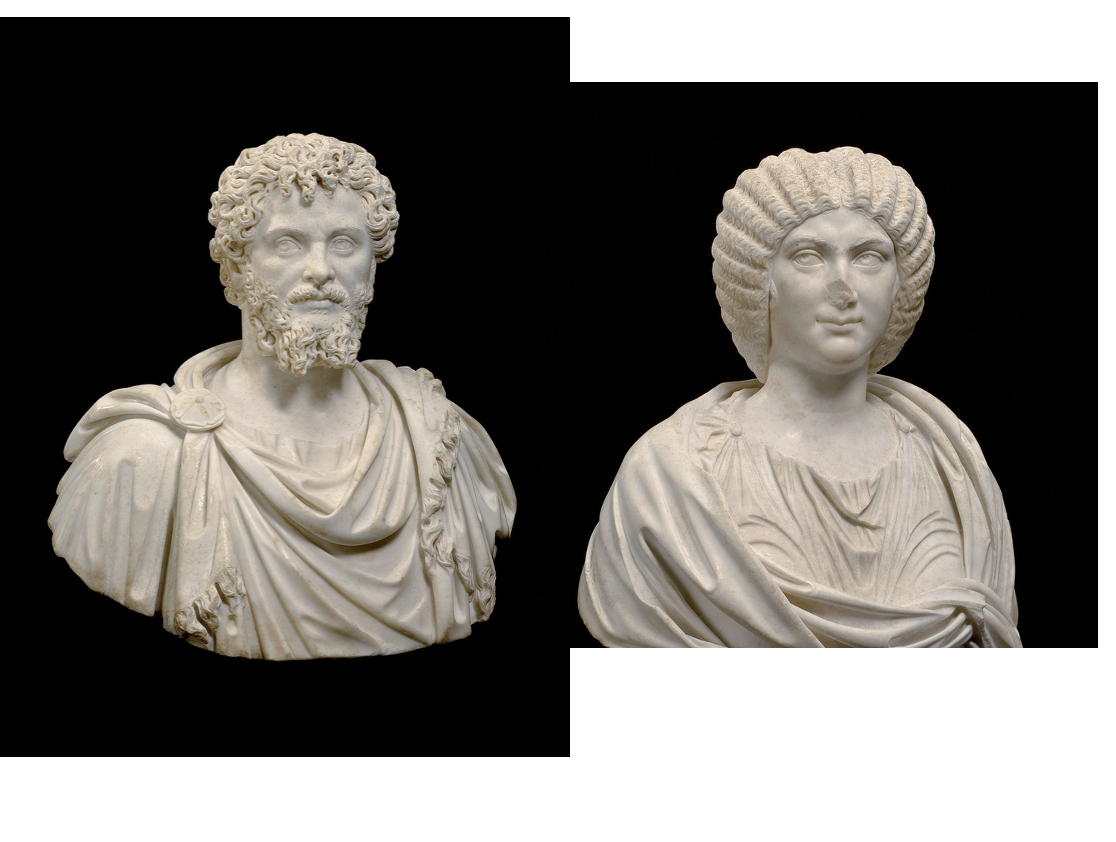 <p>Septimus Severus and Julia Domna </p>