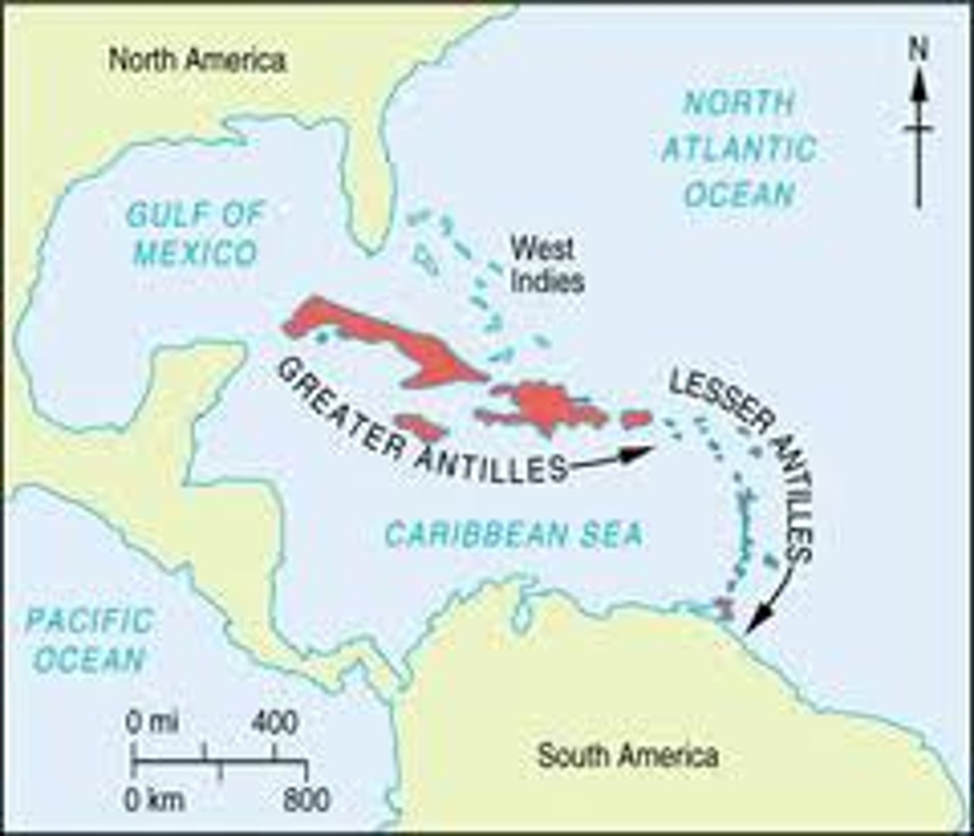 <p>The arc of small Caribbean islands from St. Maarten to Trinidad. Group of islands that extend from the Virgin Islands to Trinidad and Tobago</p>
