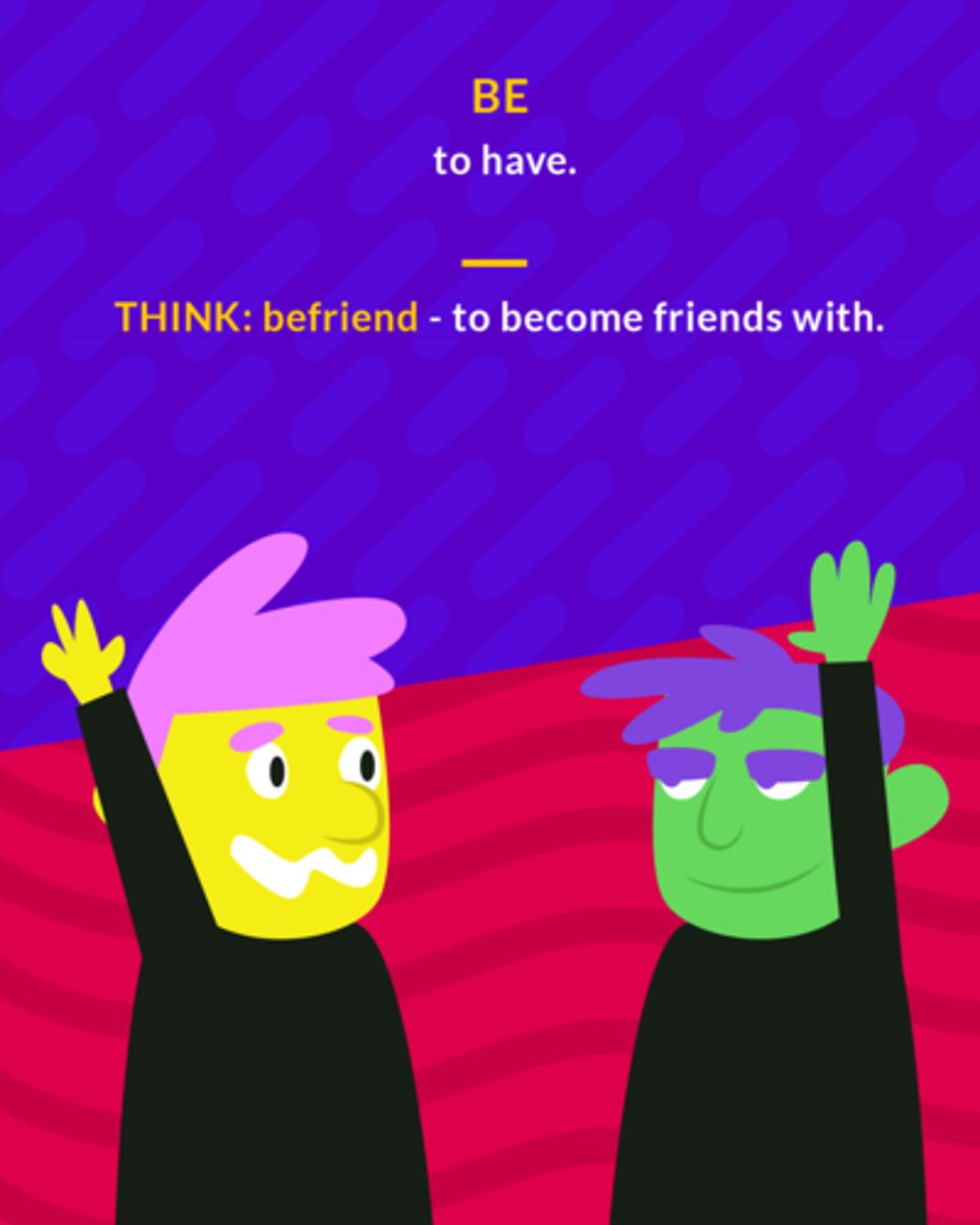 <p>to have</p>