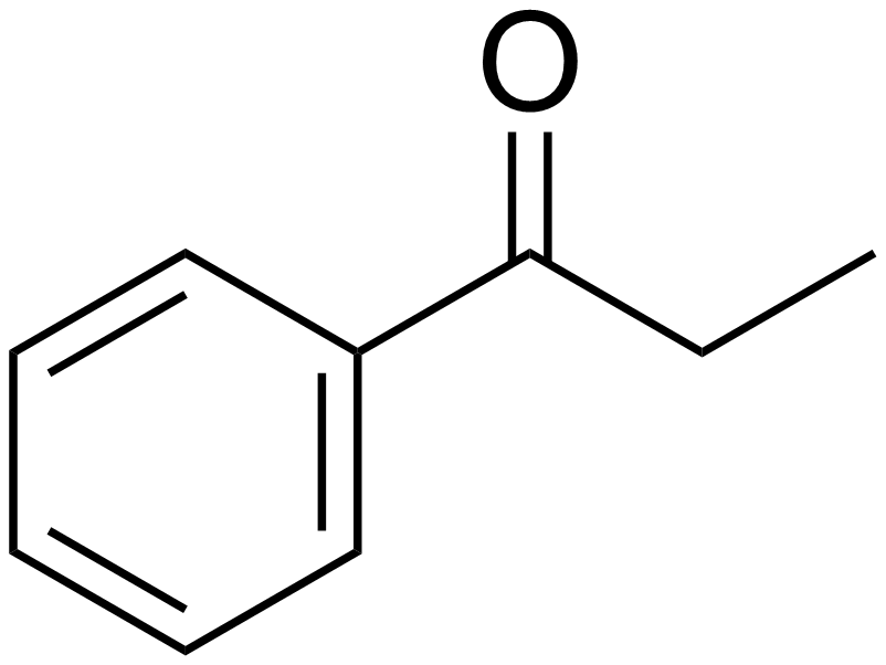 <p>(IUPAC: 1-phenyl-1-butanone)</p><p></p>