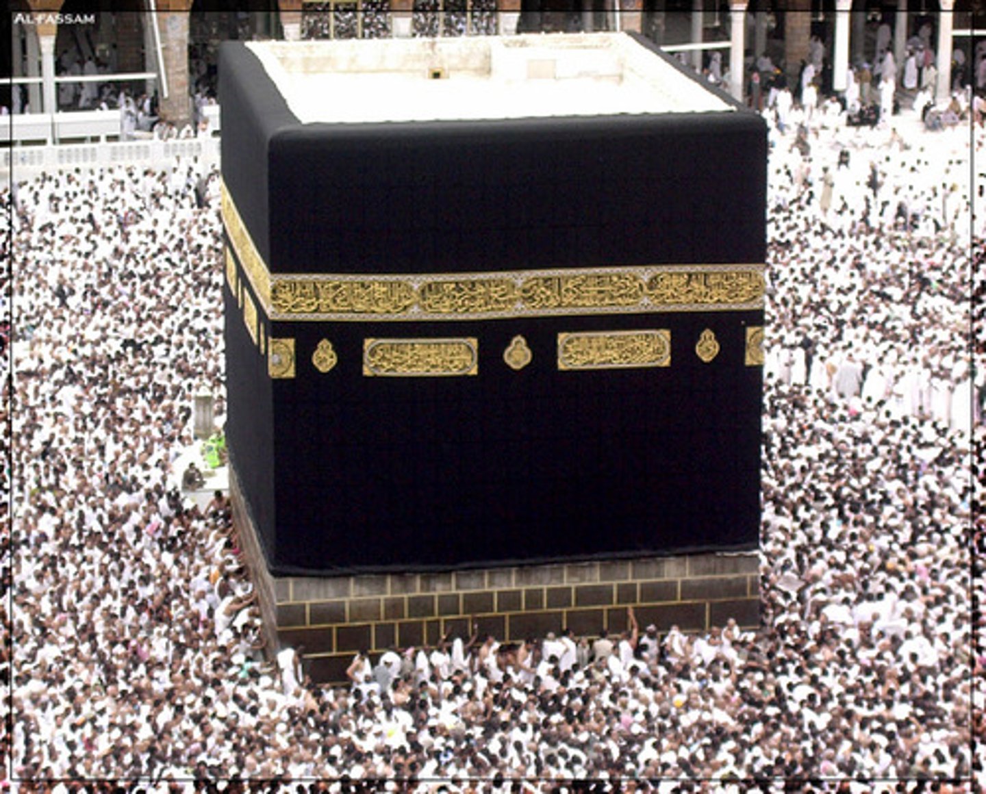<p>The Kaaba, located in Mecca, Saudi Arabia, is a sacred and iconic structure in Islam. It holds immense religious significance for Muslims around the world.</p><p>Historical and Religious Significance: The Kaaba has been a place of pilgrimage and worship for centuries. It is believed to have been originally constructed by the Prophet Ibrahim (Abraham in Judeo-Christian tradition) and his son Isma'il (Ishmael), making it a site with shared religious significance for Muslims, Jews, and Christians. This historical connection underscores the common Abrahamic heritage of Western civilization.</p><p>Spread of Islam: The significance of the Kaaba extends to the global spread of Islam. It is the direction (qibla) to which Muslims all over the world turn during their daily prayers, symbolizing the unity of the Muslim community (umma).</p>