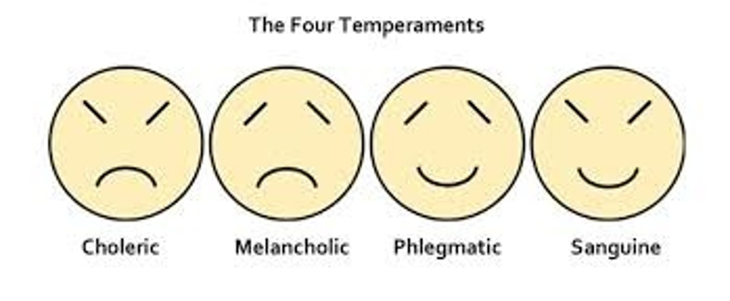 <p>Temperament is an innate disposition and the Biologic Theory is focused on the innate causes of our behavior.</p>