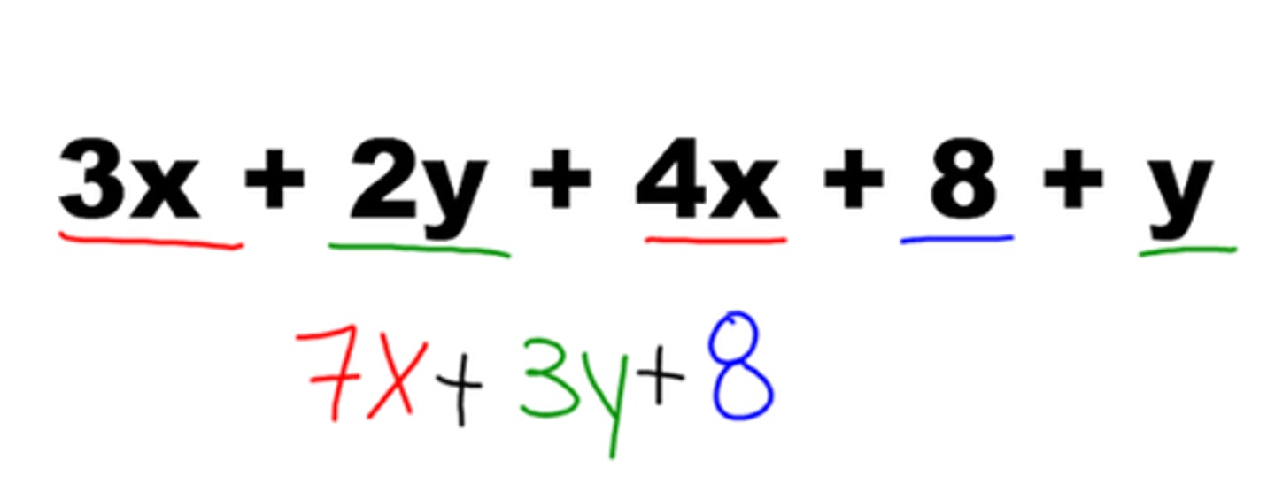 <p>Add their coefficients.</p>