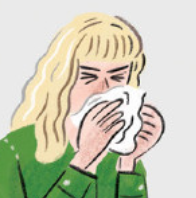 <p>She has a</p>