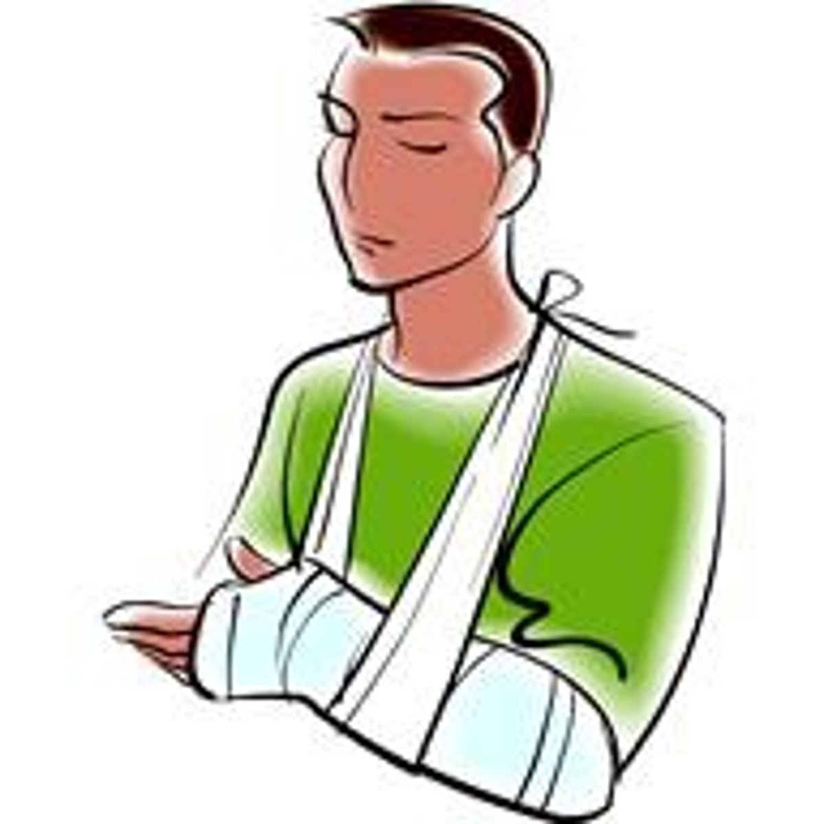 <p>injured person</p>