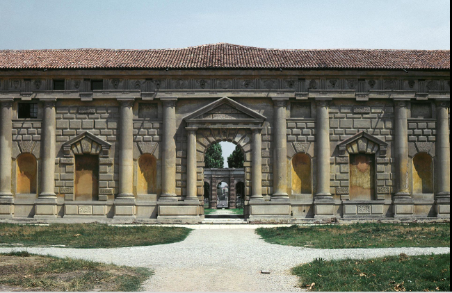 <p>Palazzo del Te courtyard facade</p>