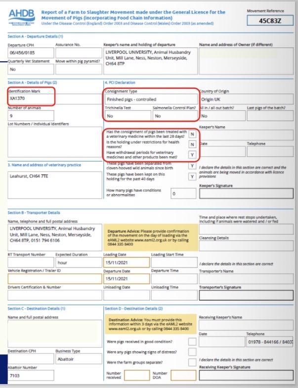 <p>Important FCI aspects for pigs </p>