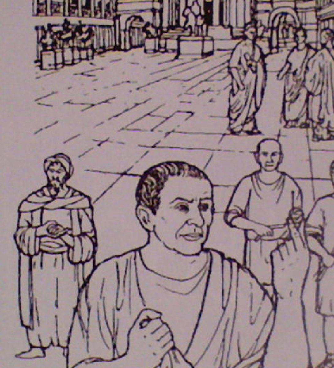 <p>does business, works</p>