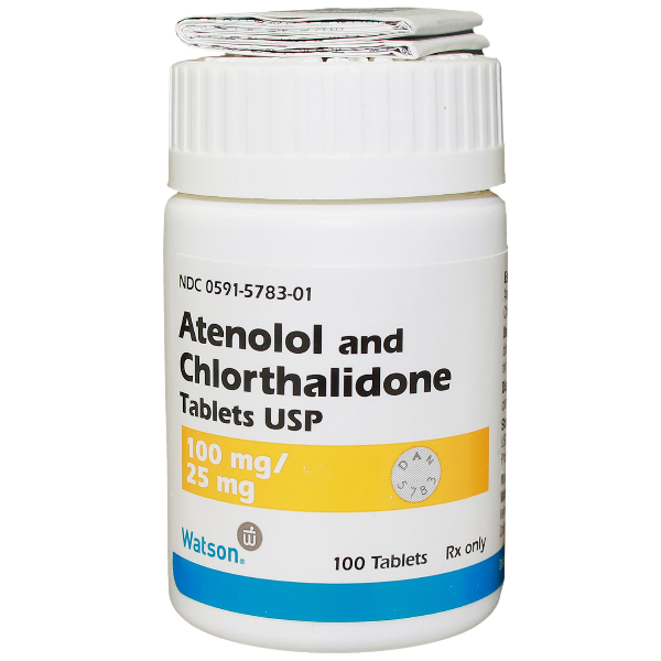 <p>Atenolol + Chlorthalidone </p>