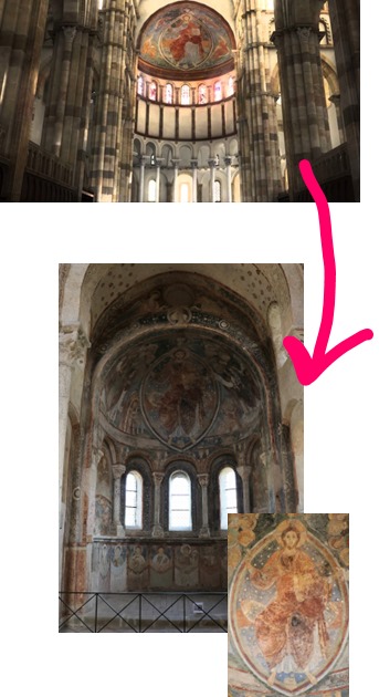 <p>Pittura dal monastero di Cluny</p>