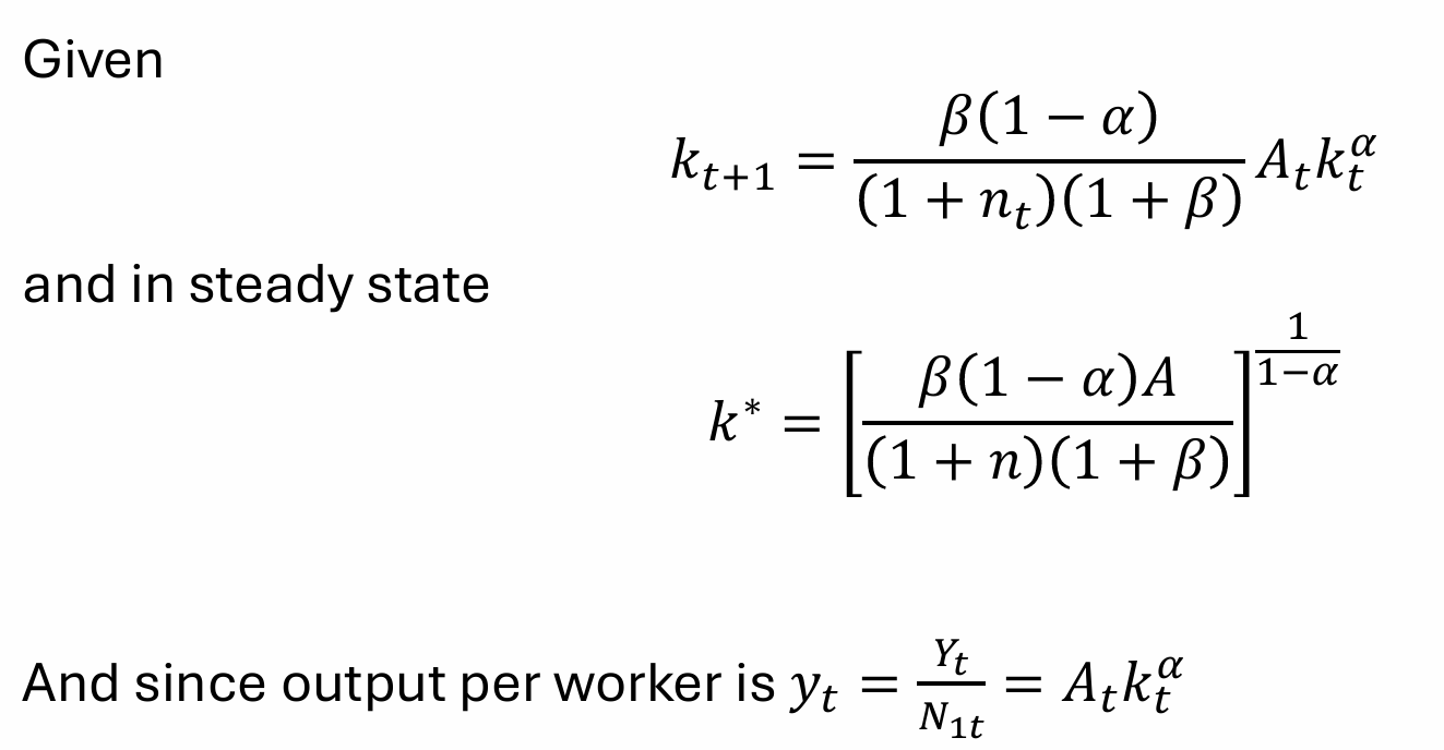 <p>Rewrite y<sub>t</sub></p>